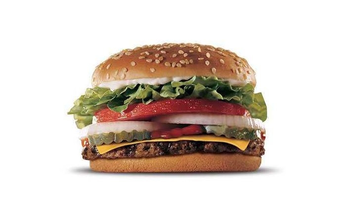 Бургер со свиной отбивной малый