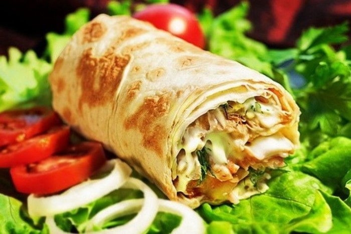 Шаурма Веган с картофелем фри 0,25