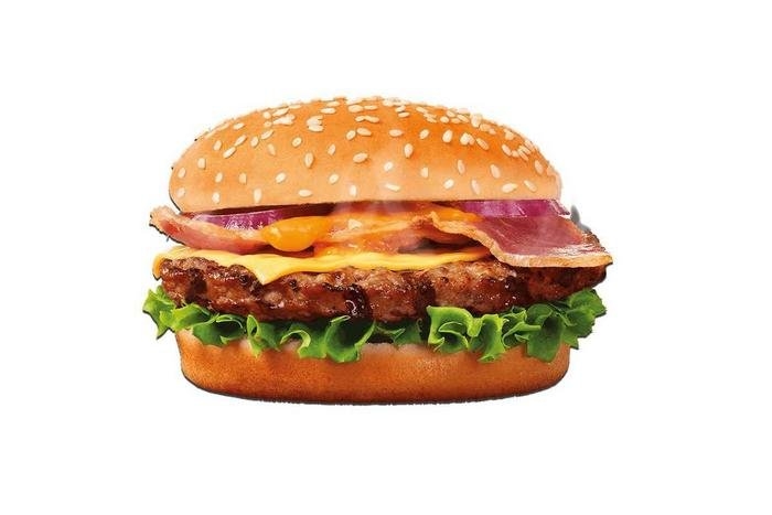 Бургер с беконом малый