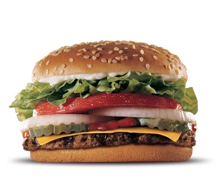 Бургер со свиной отбивной большой