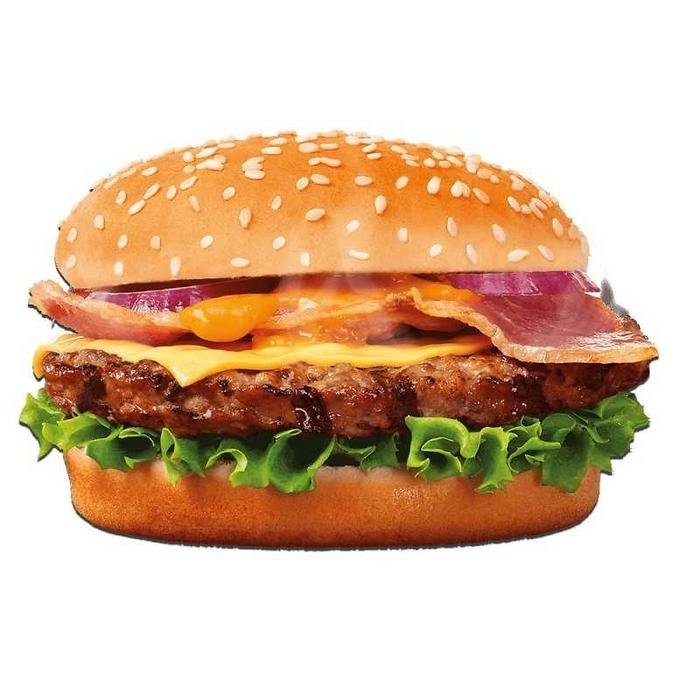 Бургер с беконом большой